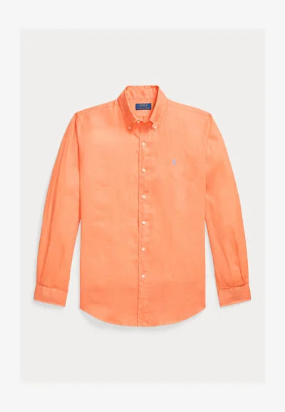 Polo Ralph Lauren Oranje linnen blouse