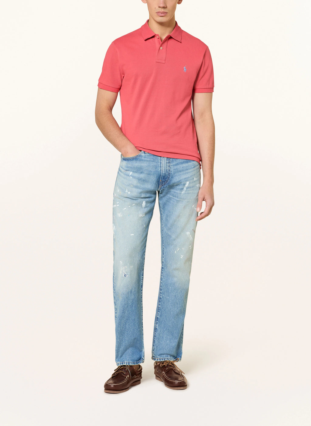 Polo Ralph Lauren Piqué poloshirt Custom Slim Fit