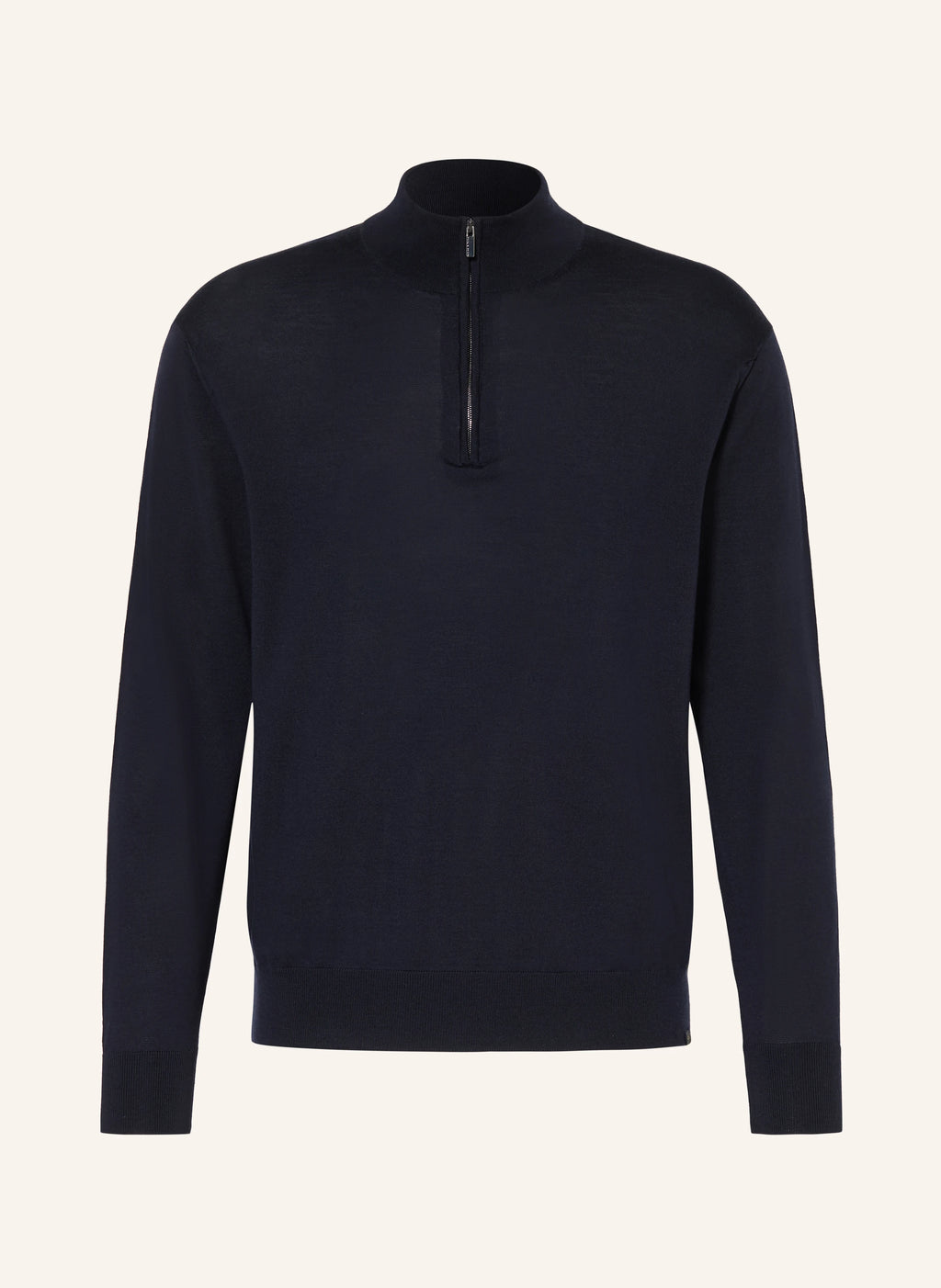 Paul & Shark Quarter zip merino wool donkerblauw/navy
