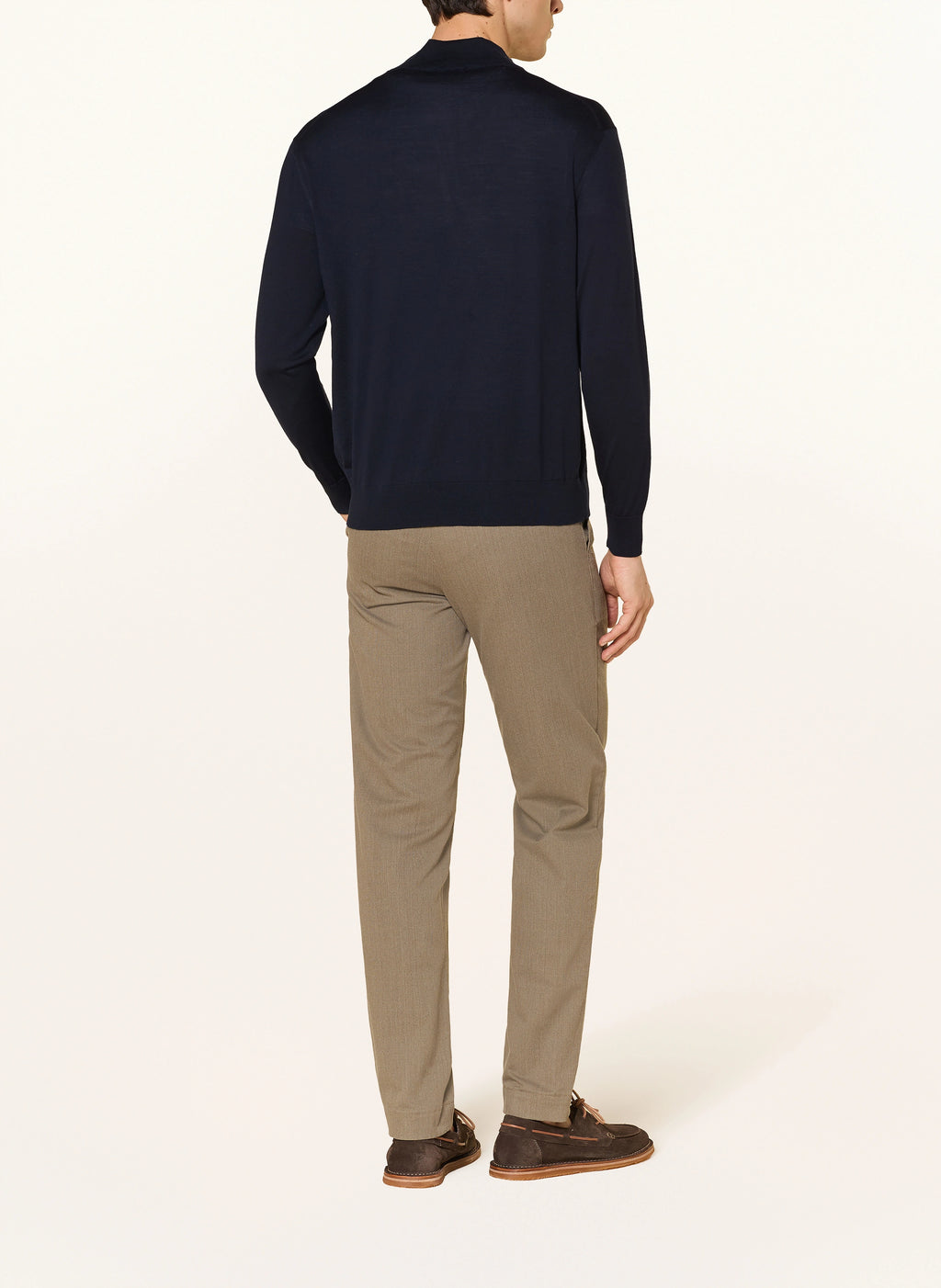 Paul & Shark Quarter zip merino wool donkerblauw/navy