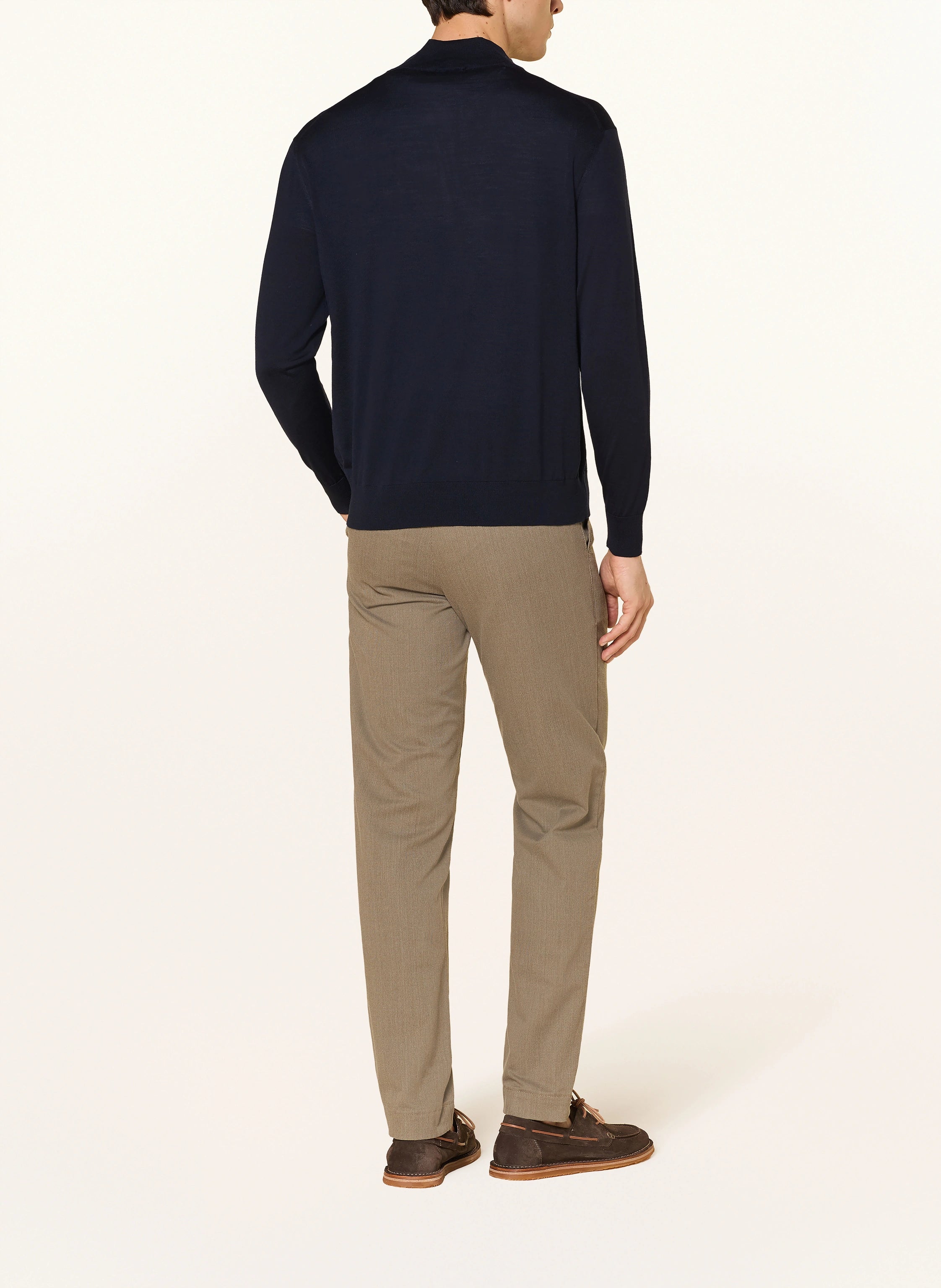 Paul & Shark Quarter zip merino wool donkerblauw/navy