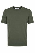 Daniele Fiesoli Italia T-shirt/dun groen/moss dry cotton