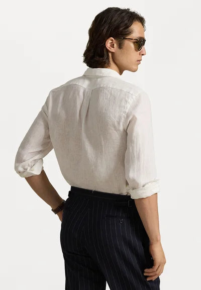 Polo Ralph Lauren witte linnen blouse