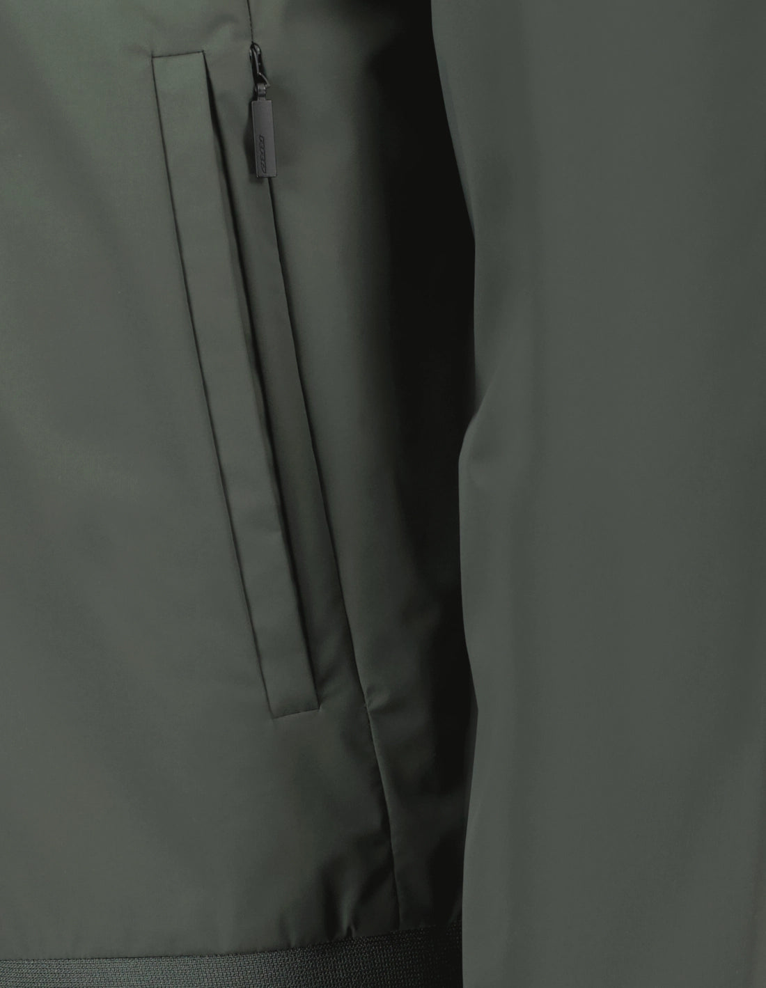 RRD / ROBERTO RICCI DESIGNS full zip fleece vest/jack donkergroen