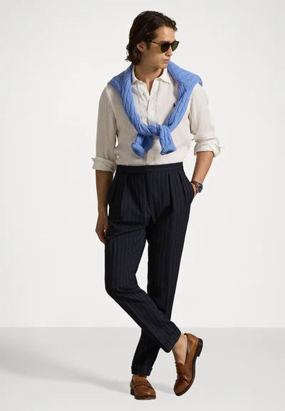 Polo Ralph Lauren witte linnen blouse