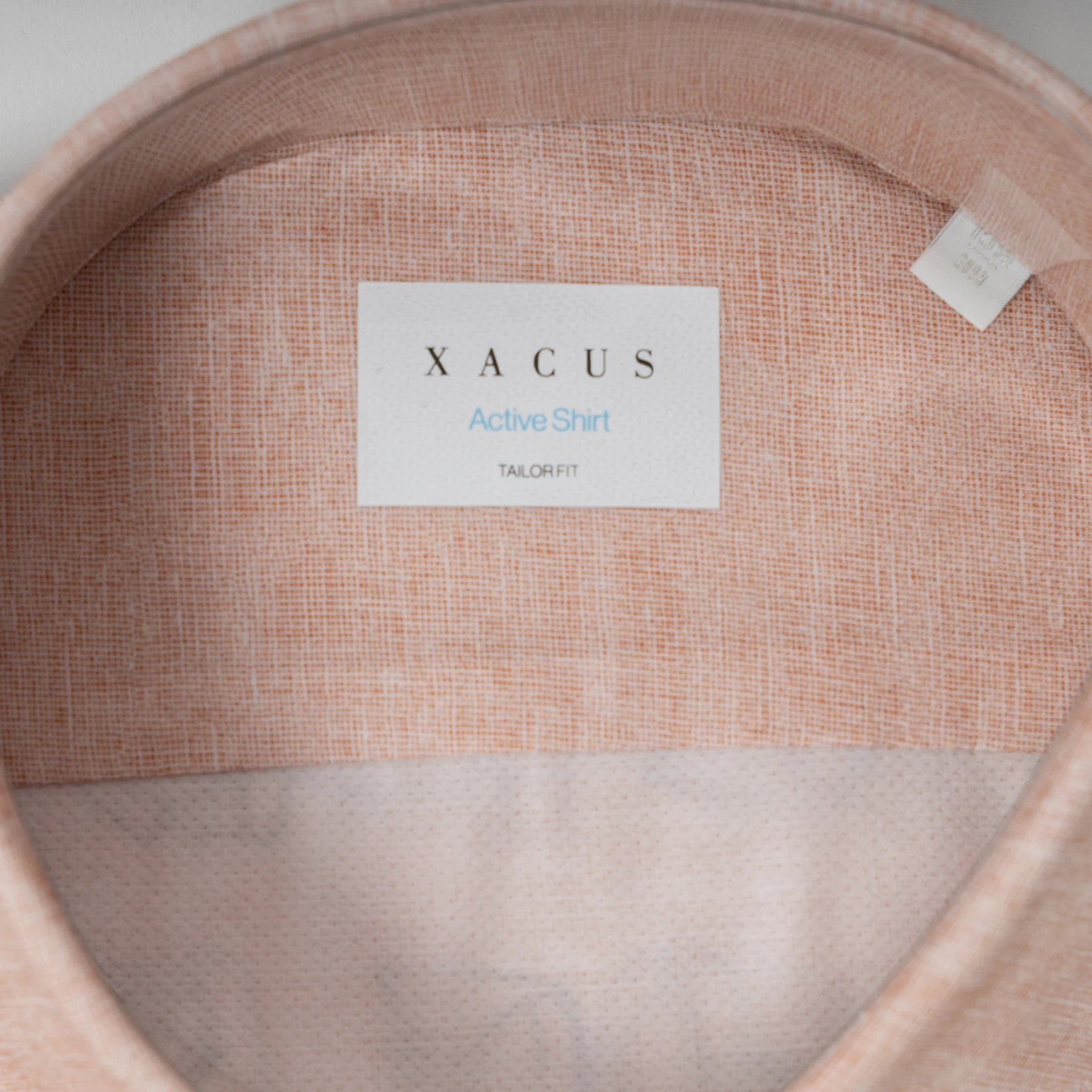 Xacus Blouse Active Shirt, Tailor fit Roze/zalm