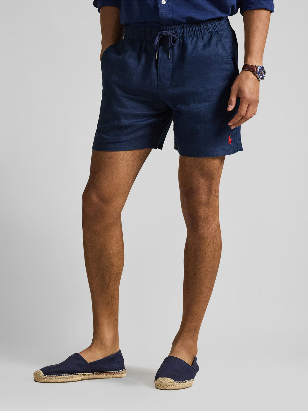 Polo Ralph Lauren Linnen Korte Broek navy
