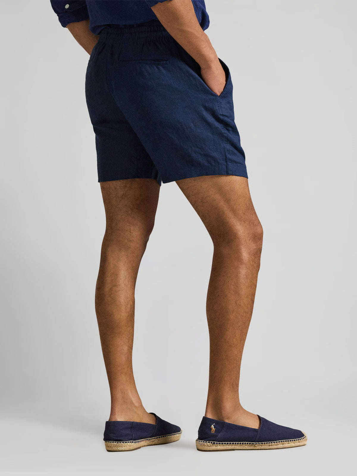 Polo Ralph Lauren Linnen Korte Broek navy