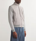 Paul & Shark jack zip-up suede aqua leather beige/stone/grey (AANBIEDING!)