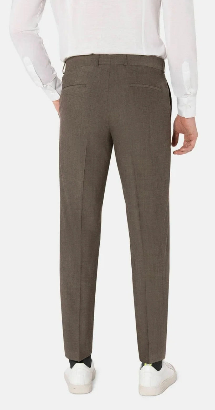 Benvenuto iago pantalon taupe wol stretch