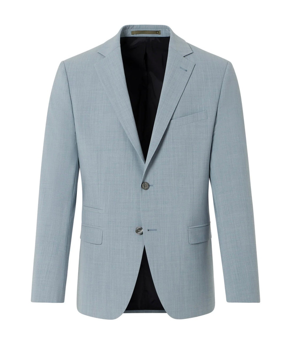 Benvenuto kolbert licht blauw salvi wol stretch