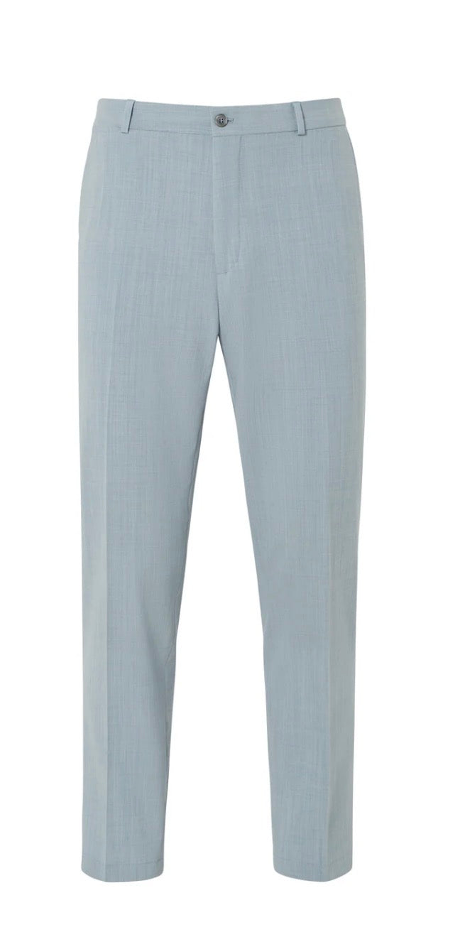 Benvenuto pantalon iago wol stretch licht blauw