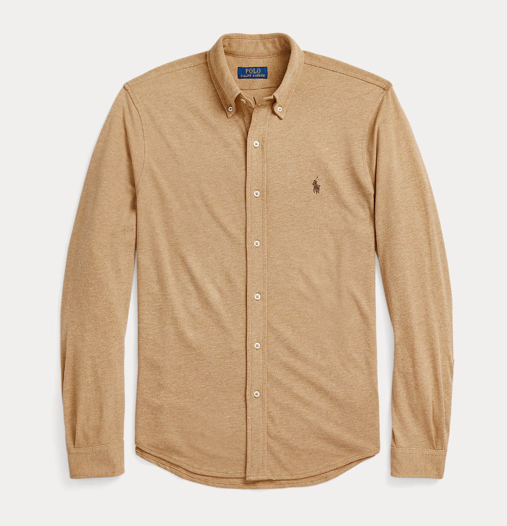 Polo Ralph Lauren polo lange mouw camel m classics