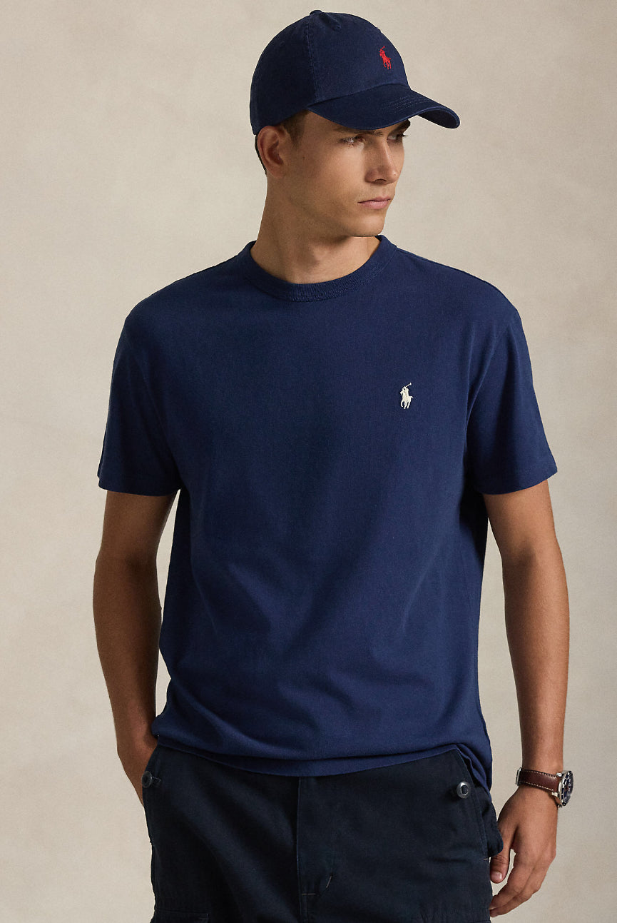 Polo Ralph Lauren T shirt crew Beck ronde hals classic donkerblauw