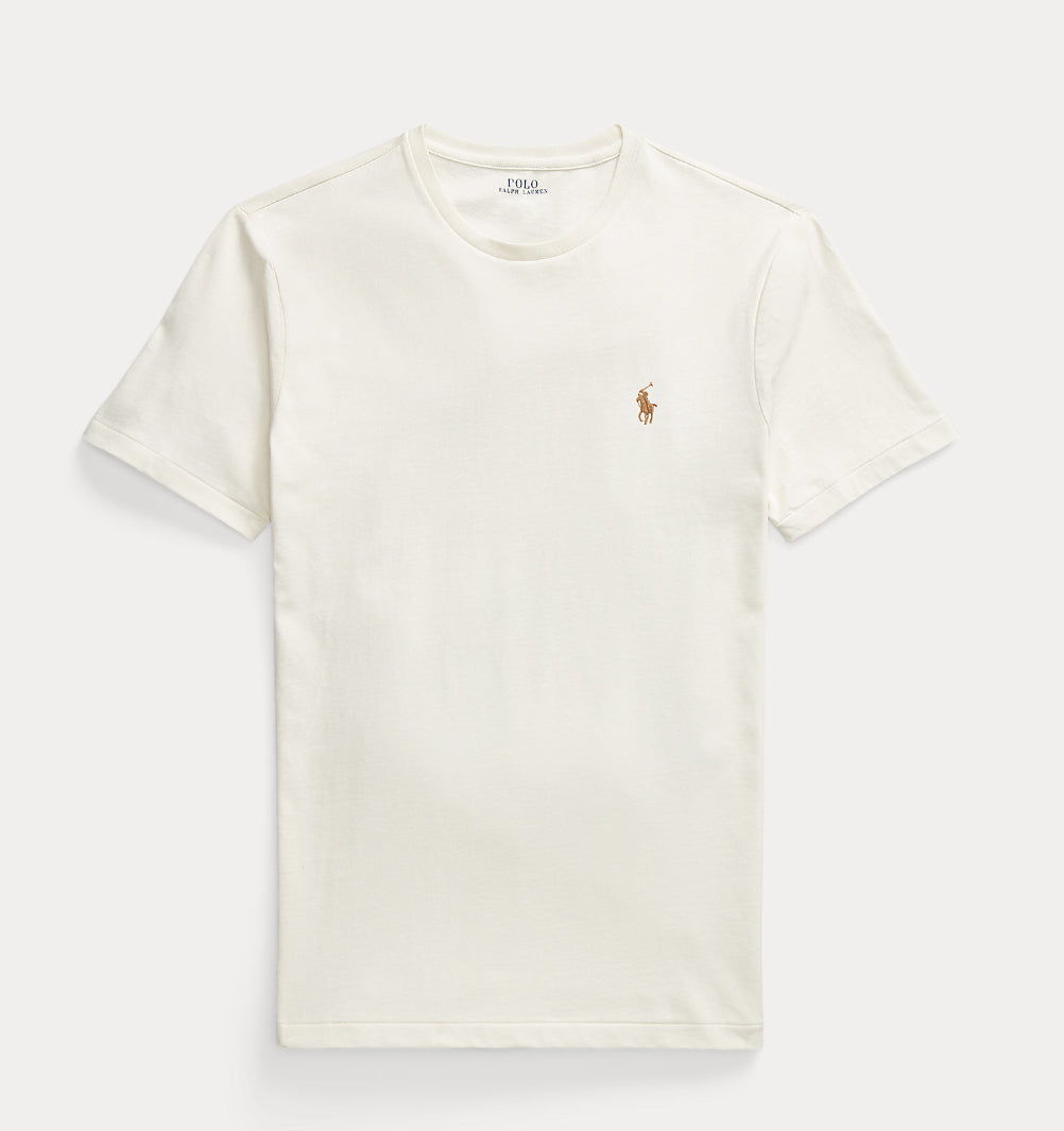 Polo Ralph Lauren t shirt Custom Slim Fit Cream