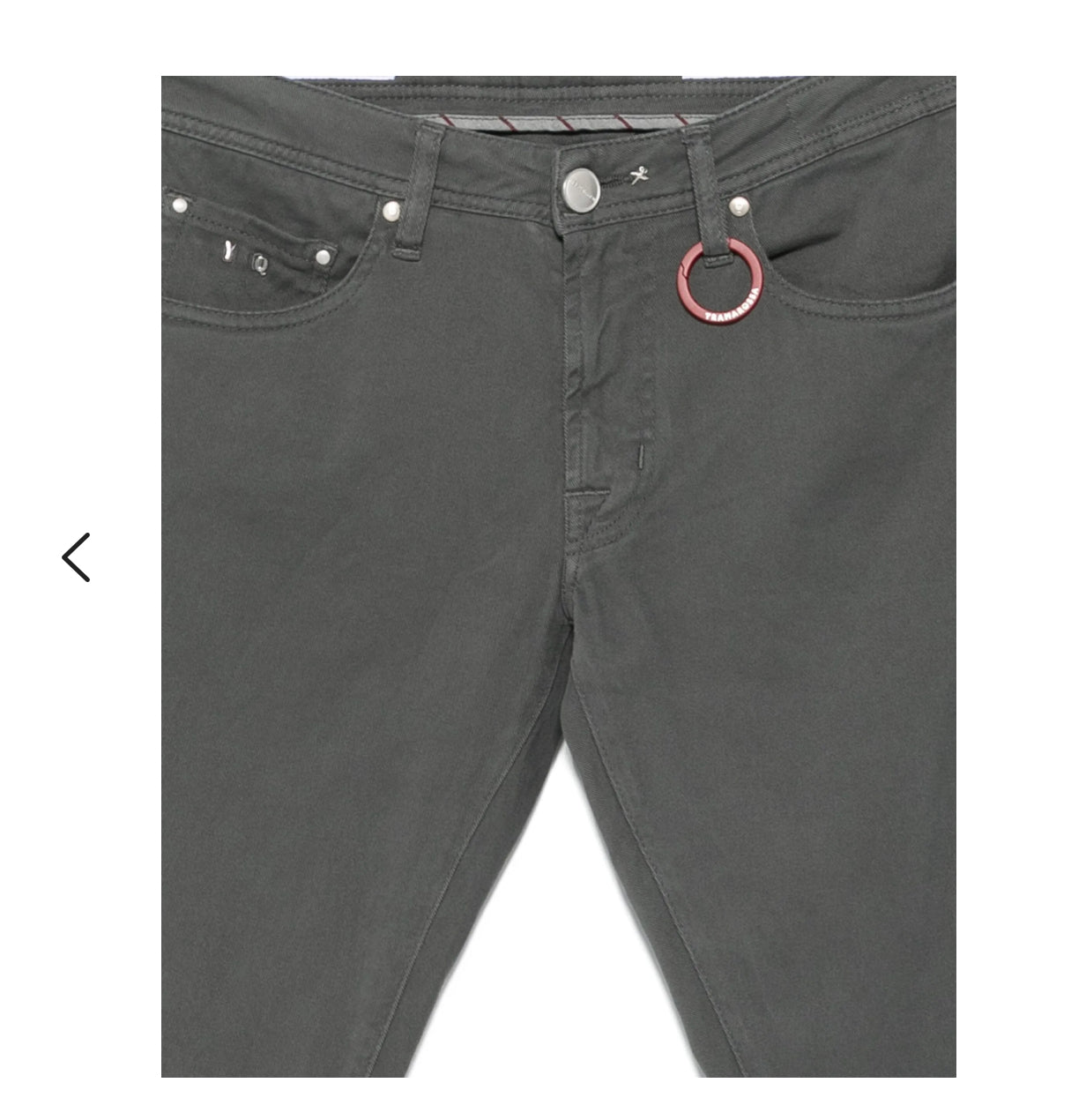 Tramarossa langebroek/5pocket (michelangelo )antraciet /carbon