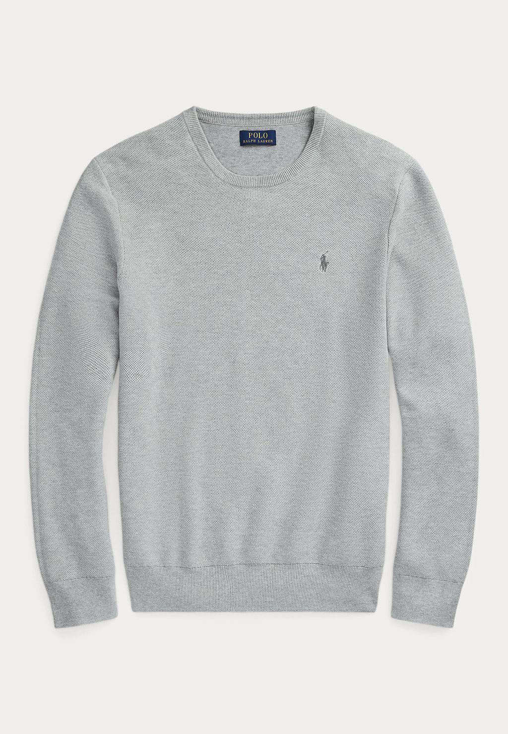 Polo Ralph Lauren sweater mesh-knit cotton grijs
