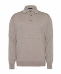 Paul & Shark Polo met lange mouwen beige/stone
