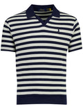 Polo Ralph Lauren Korte mouw poloshirt gebreid v-hals gestreept