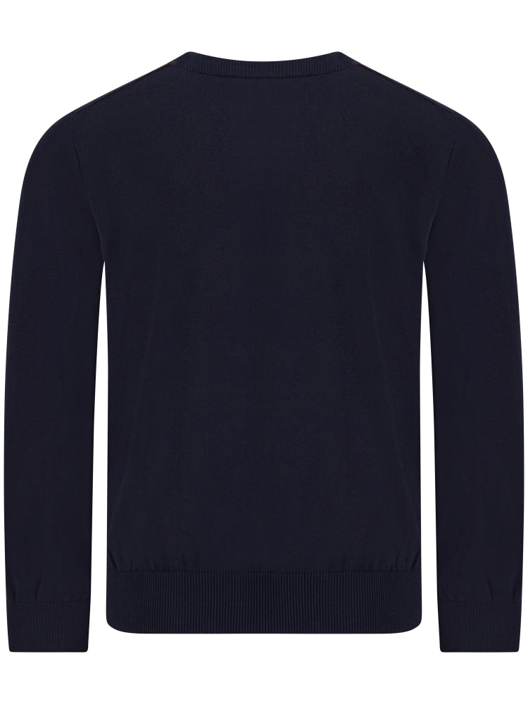 Paul & Shark sweater cotton silk donkerblauw/navy