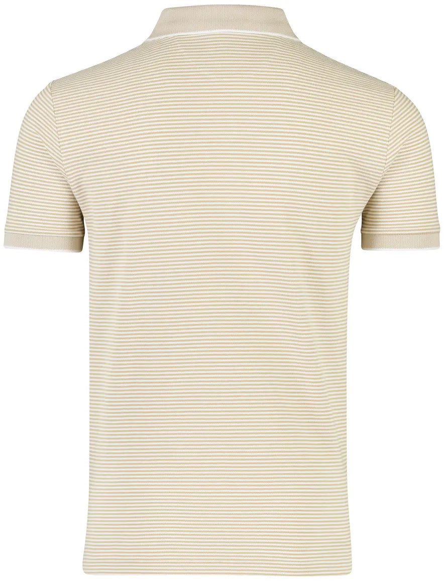 Polo ralph lauren beige polo shirt streepjes