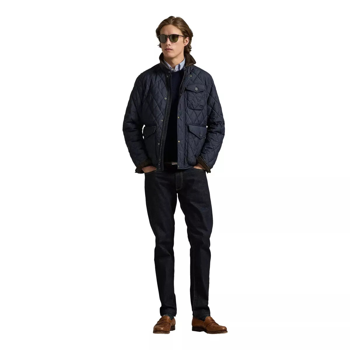 Polo Ralph Lauren The Beaton Quilted Jacket Donkerblauw