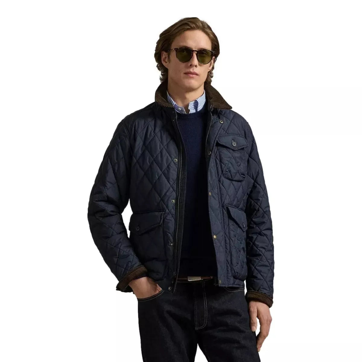 Polo Ralph Lauren The Beaton Quilted Jacket Donkerblauw