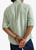 Polo Ralph Lauren Custom fit Oxford overhemd met streepprint Groen/wit