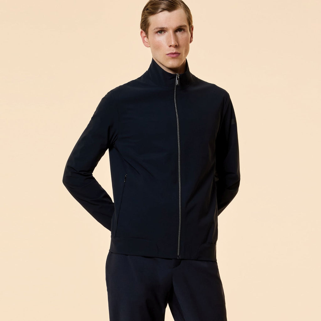 RRD / ROBERTO RICCI DESIGNS full zip fleece vest/jack donkerblauw/navy