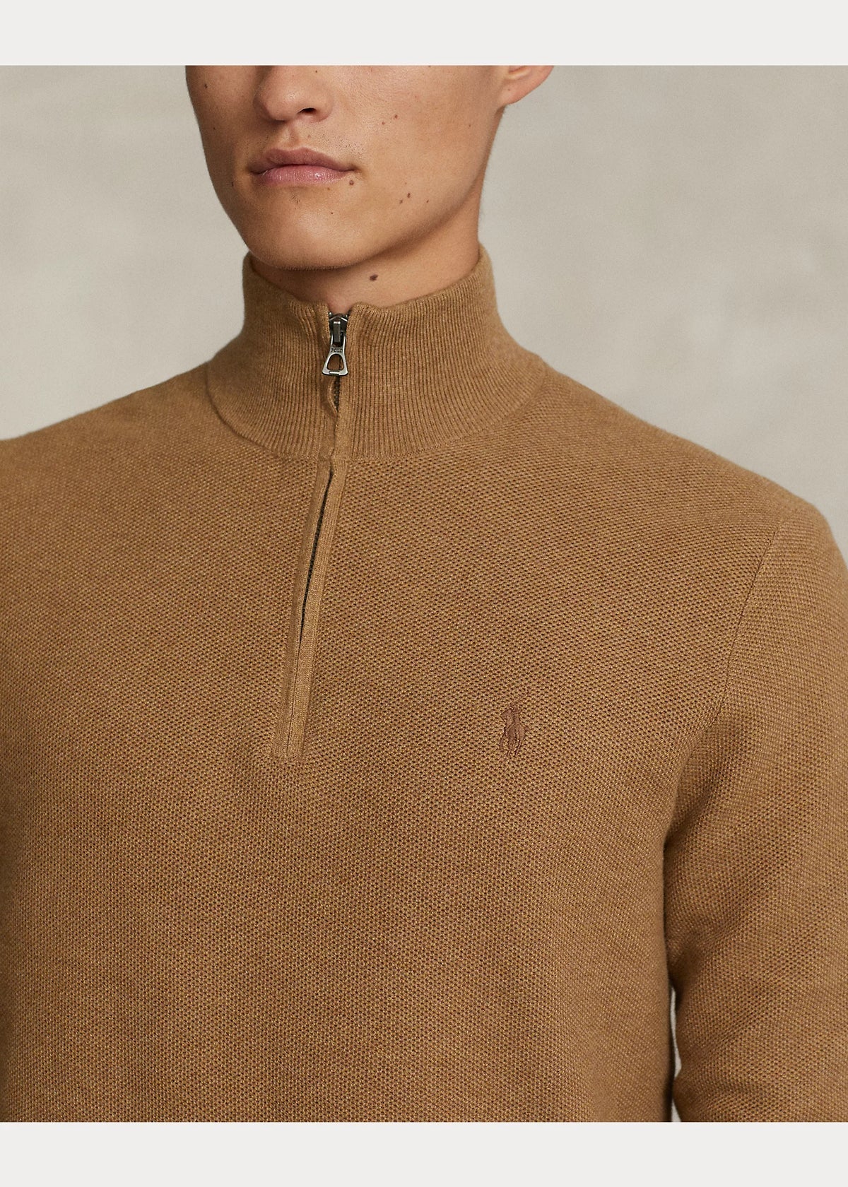 Polo Ralph Lauren Quarter zip bruin/beige