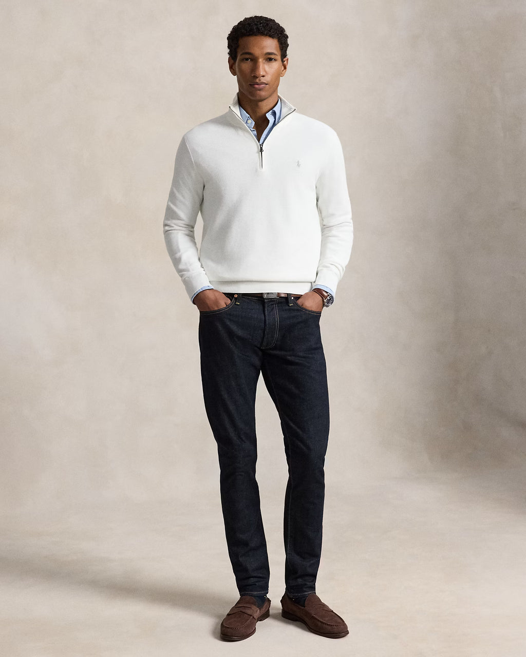 Polo Ralph Lauren Quarter zip wit