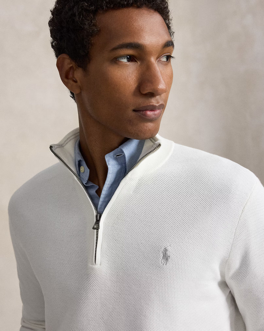Polo Ralph Lauren Quarter zip wit