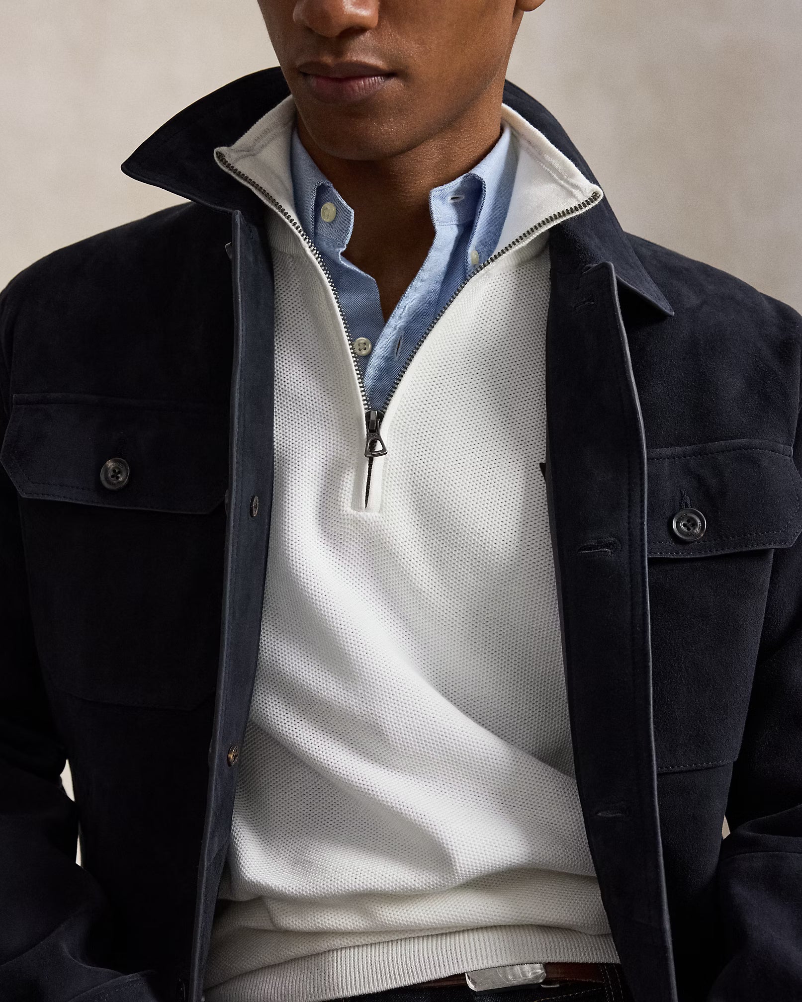Polo Ralph Lauren Quarter zip wit